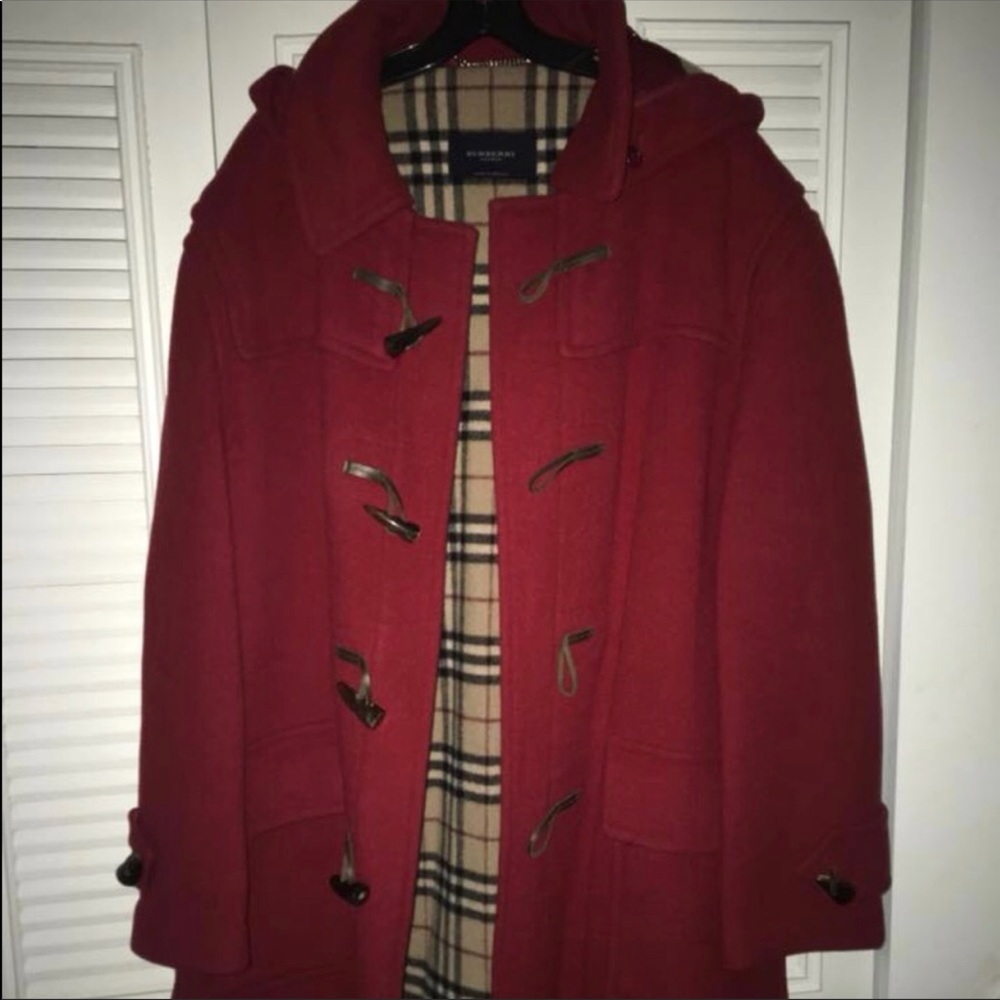Burberry coat wool coat